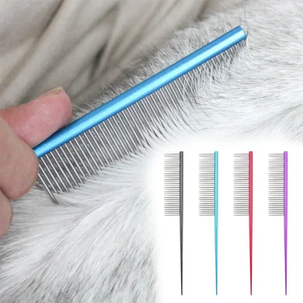 Pet Grooming Undercoat Rake To Remove Tangles.