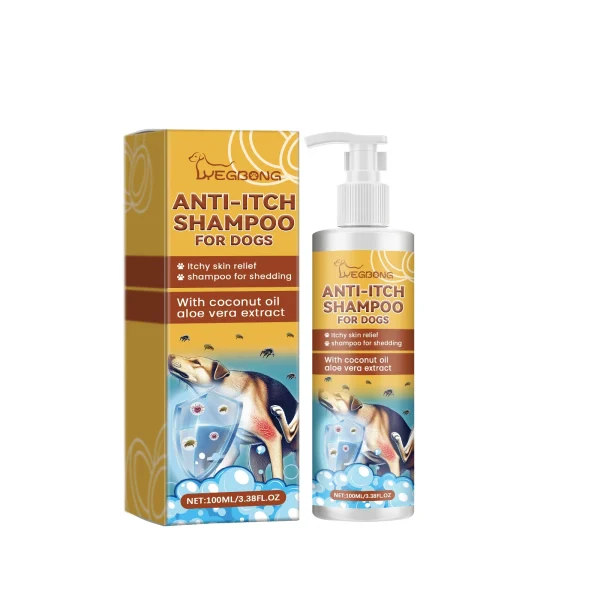 Gentle, Nourishing And Smoothing Dog Shampoo.