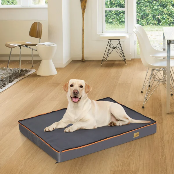 Dog Pet Bed Large Padded Orthopedic Foam Cushion with Washable Cover.