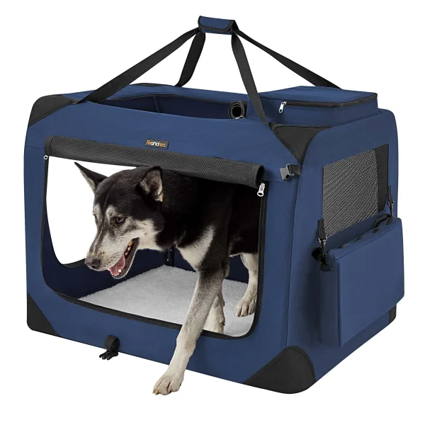 36 Inch Collapsible Travel Dog Crate for Indoor and Outdoor Use