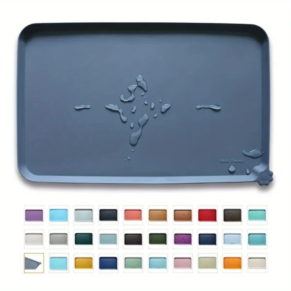 Silicone Anti-Spill, Waterproof Pet Feeding Mat