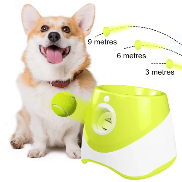 Dog  Fun Interactive Automatic Tennis Ball Rechargeable Catapult Machine