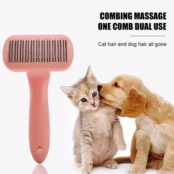 Self Cleaning Slicker Pet Grooming Brush.